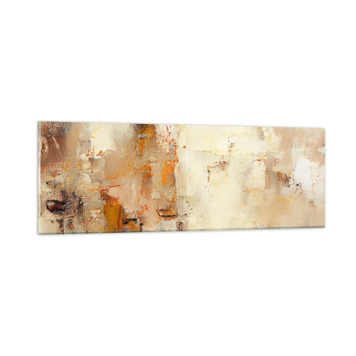 Obraz na szkle - Dusza bursztynu - 90x30 cm