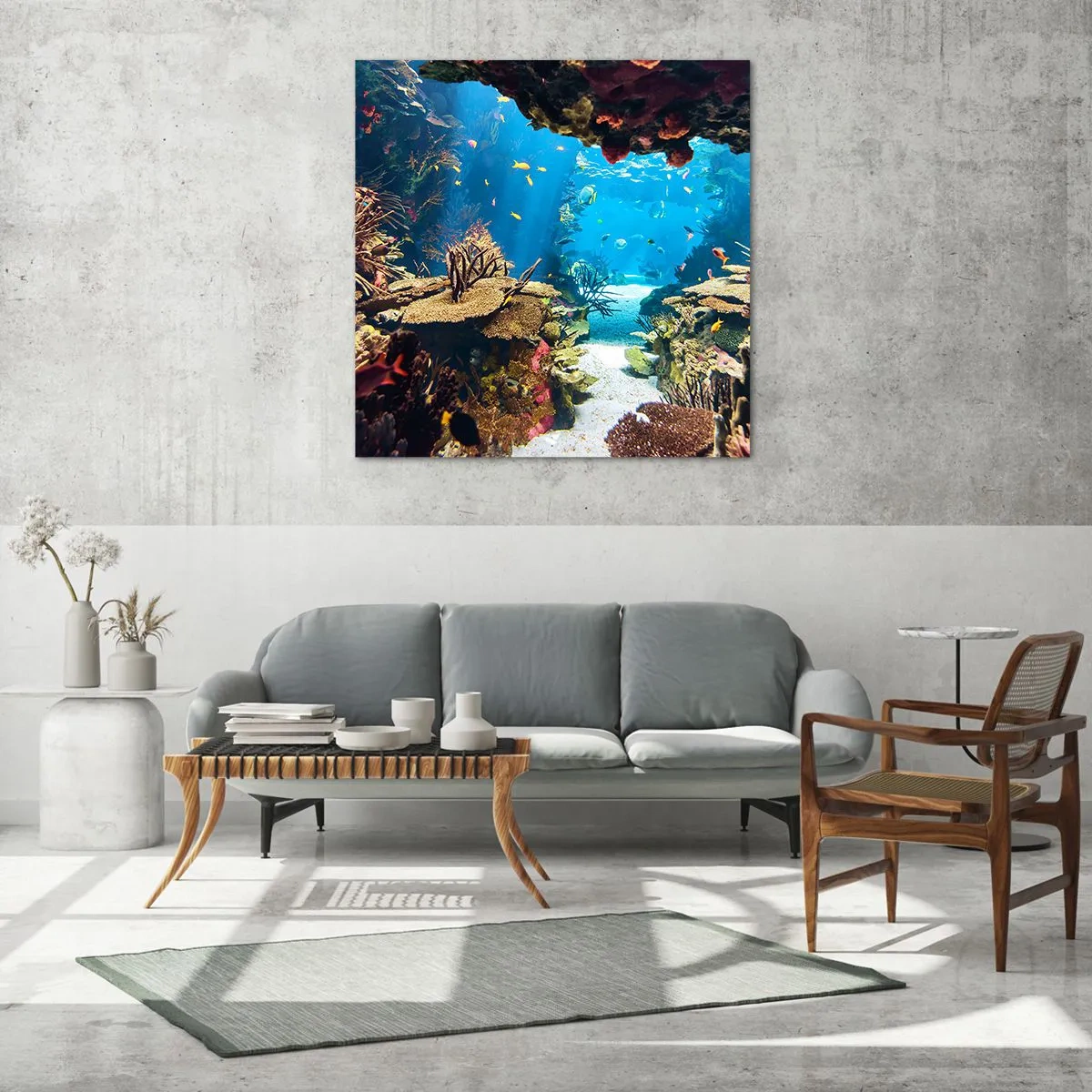 Obraz na szkle - Nawet ci się nie śniło - 70x70 cm