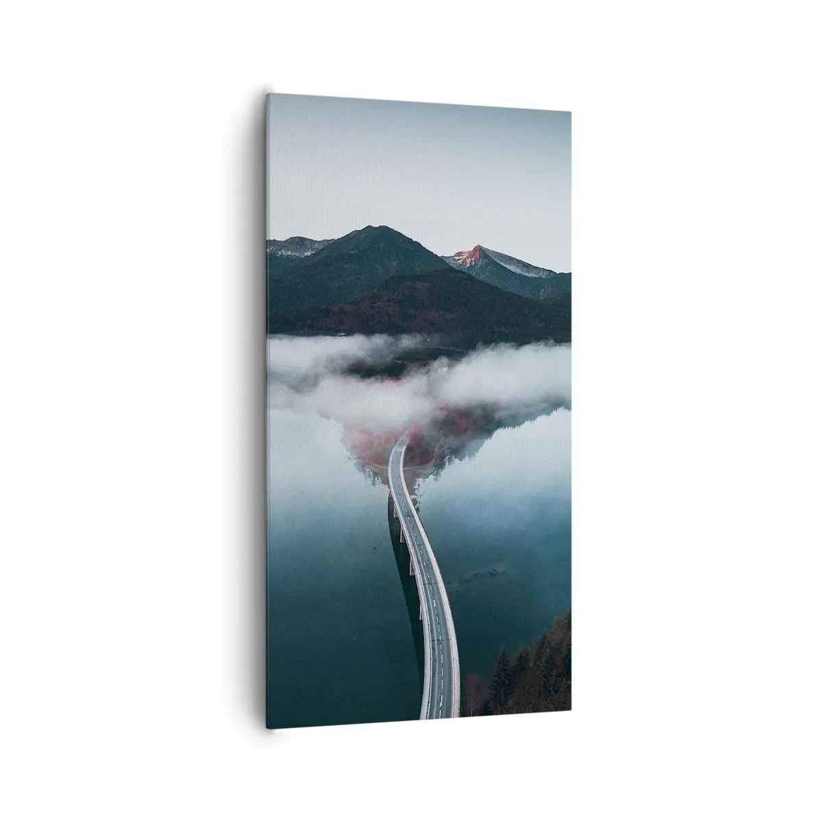 Obraz na płótnie - Nad wodą gładką jak lustro - 65x120 cm