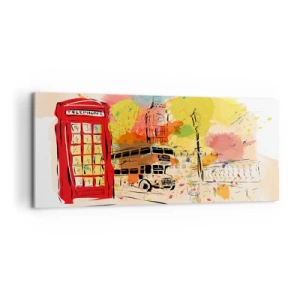 Obraz na płótnie - Miasto rozmaitości - 100x40 cm