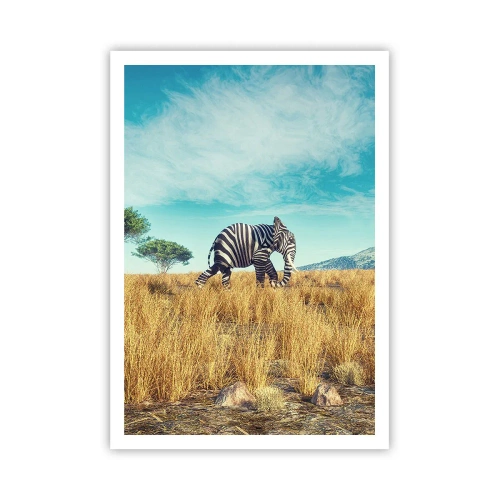 Plakat - Szarość już niemodna - 70x100 cm