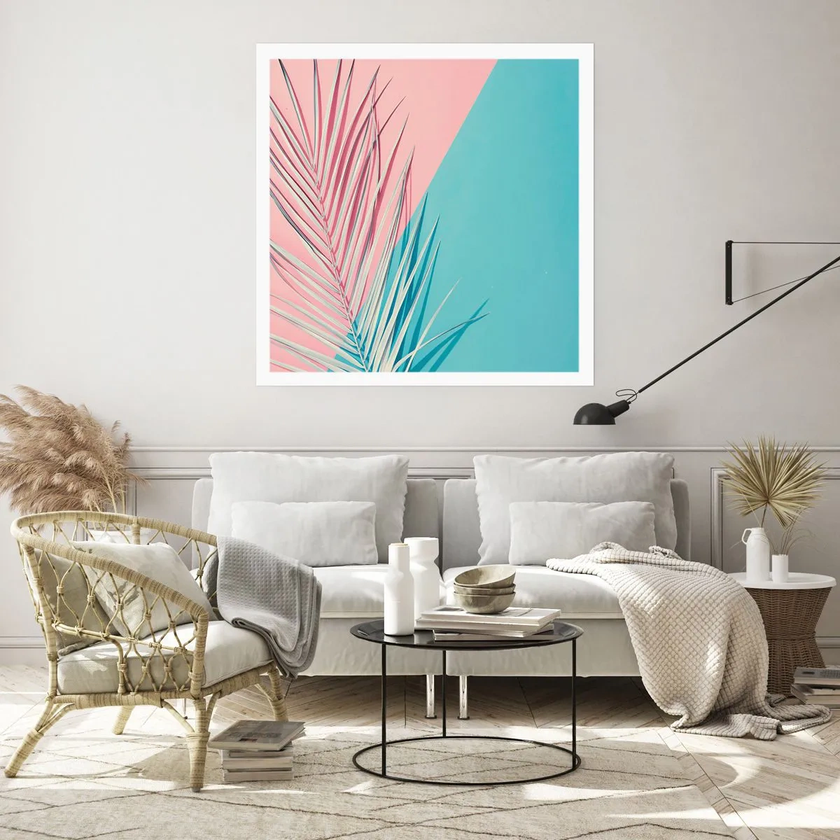 Plakat - Tropikalna impresja - 40x40 cm