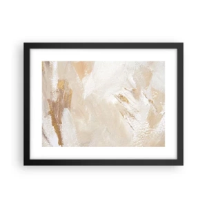Plakat w czarnej ramie - Pastelowa kompozycja - 40x30 cm