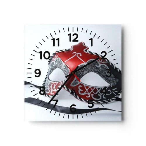 Zegar ścienny - Zaproszenie na bal - 40x40 cm