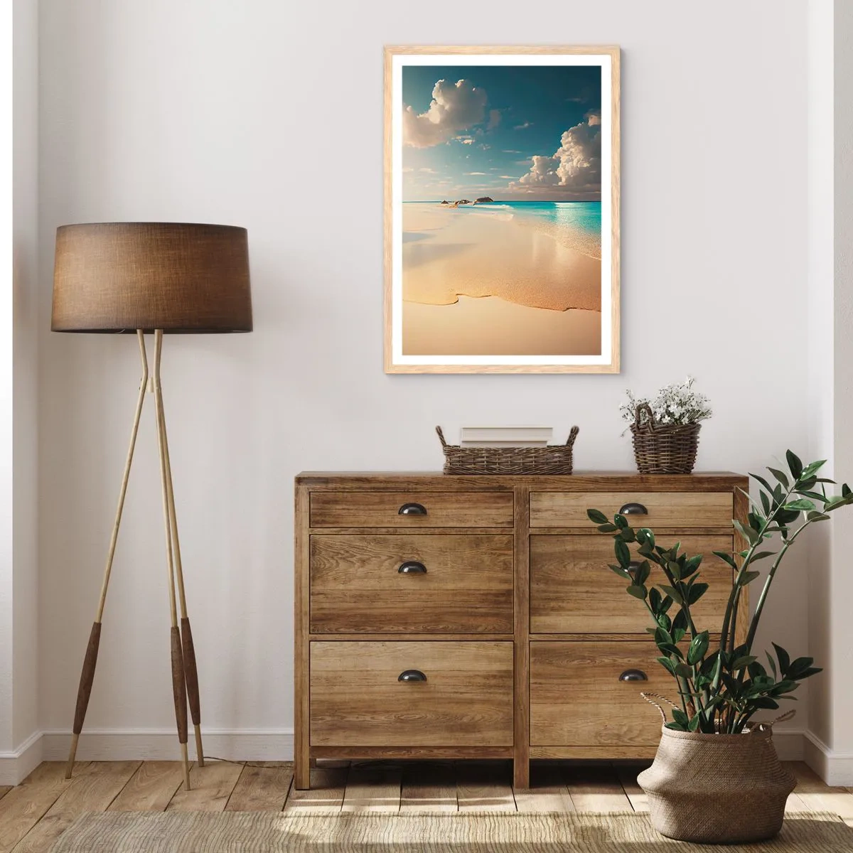 Plakat w ramie jasny dąb - Wymarzony dzień - 50x70 cm