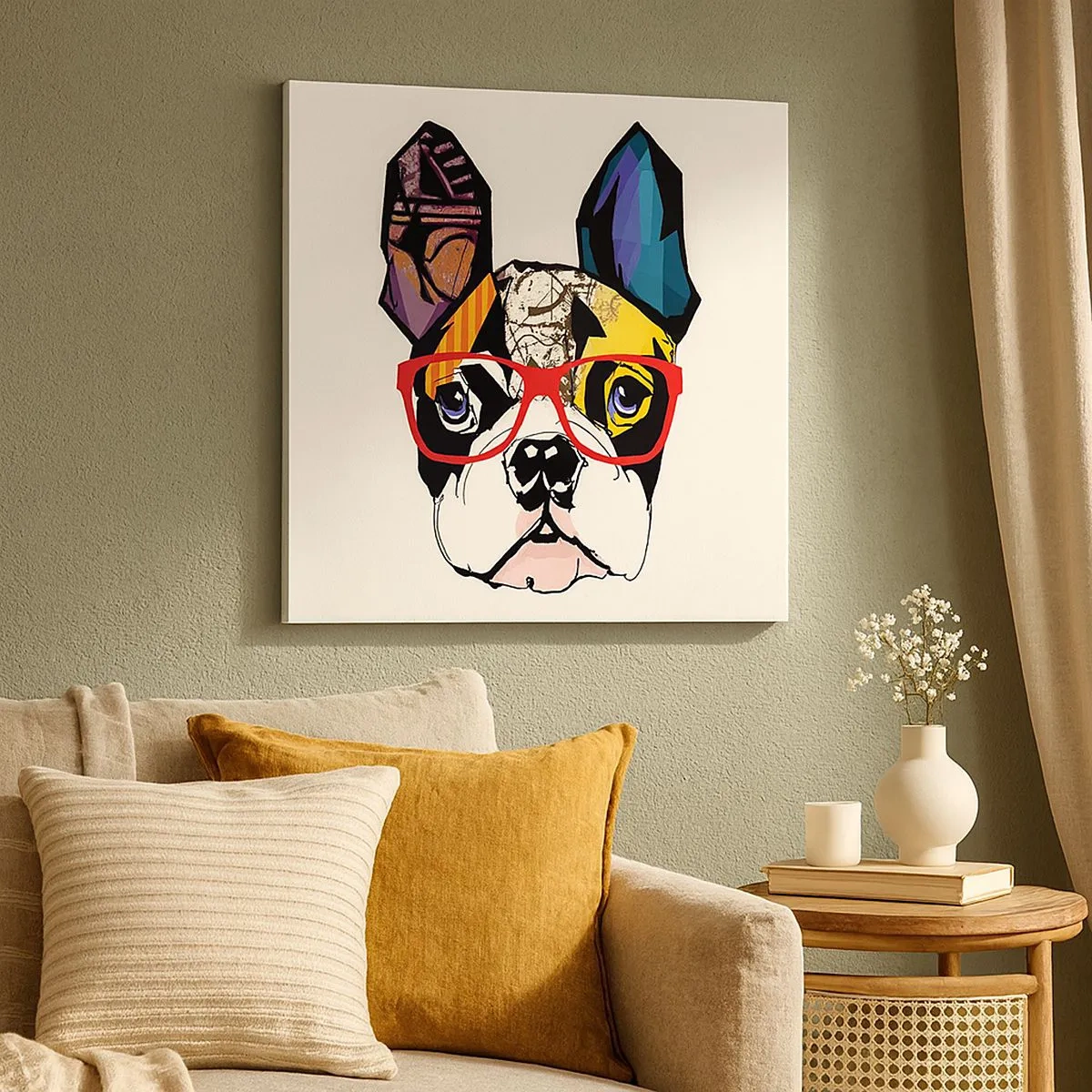 Obraz na płótnie - Intelektualista - 30x30 cm