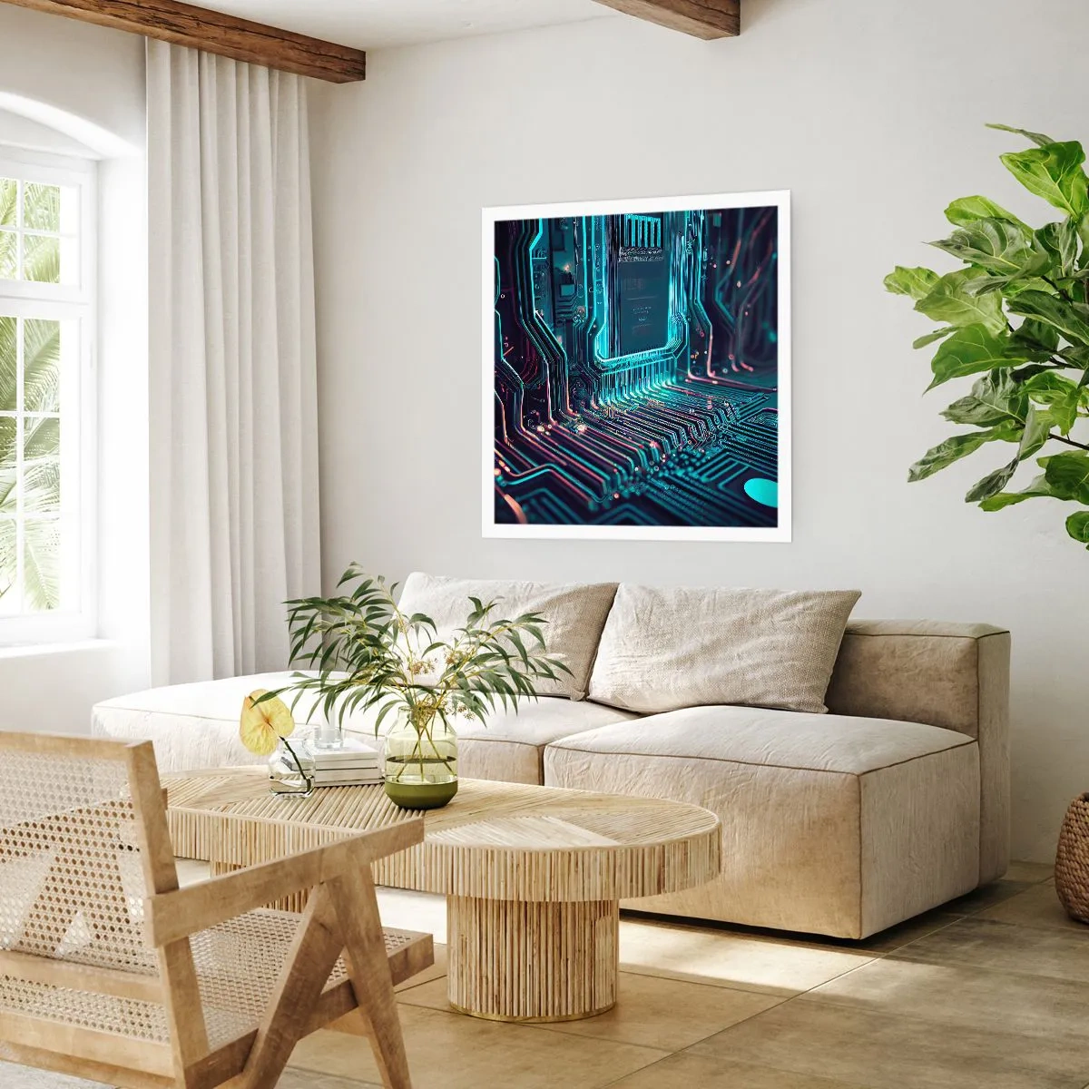 Plakat - Tak sobie myślę… - 50x50 cm