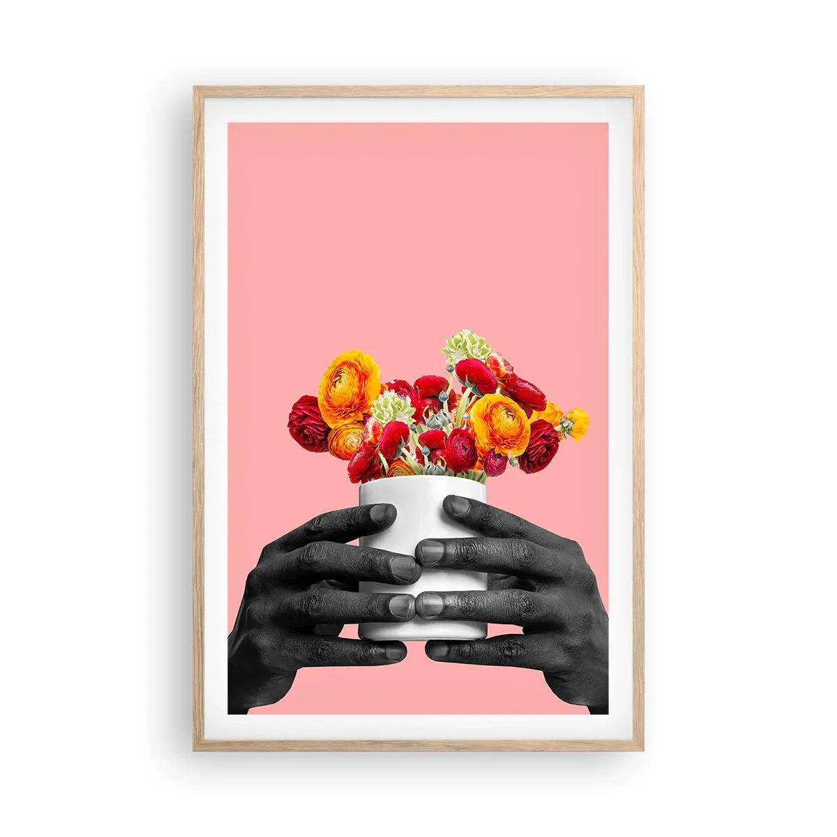 Plakat w ramie jasny dąb - Apoteoza życia - 61x91 cm