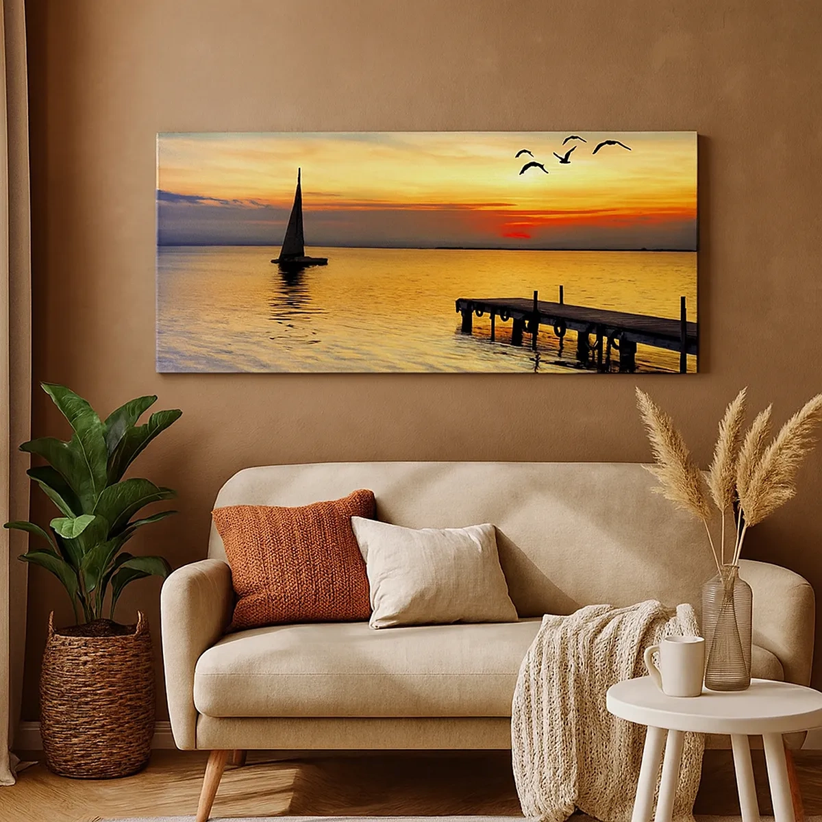 Obraz na płótnie - Wieczorne powroty - 30x30 cm