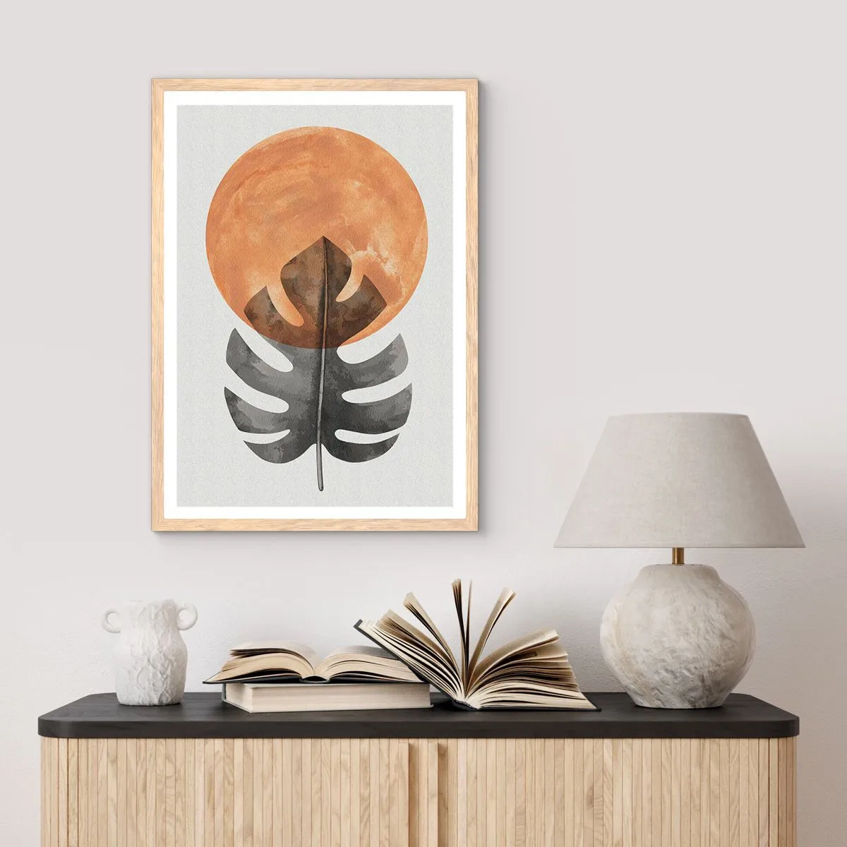 Plakat w ramie jasny dąb - Zawsze słońce - 40x50 cm