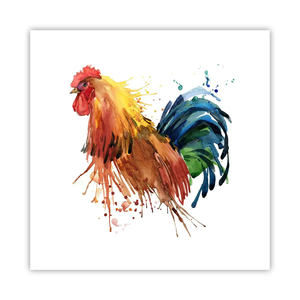 Plakat - Królewska szata, królewska duma - 60x60 cm