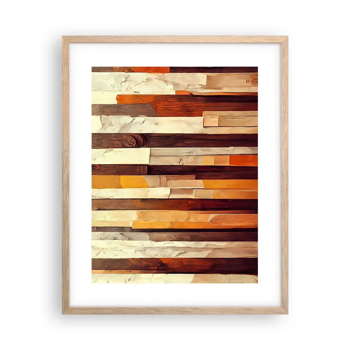 Plakat w ramie jasny dąb - Hymn leśnych drzew - 40x50 cm