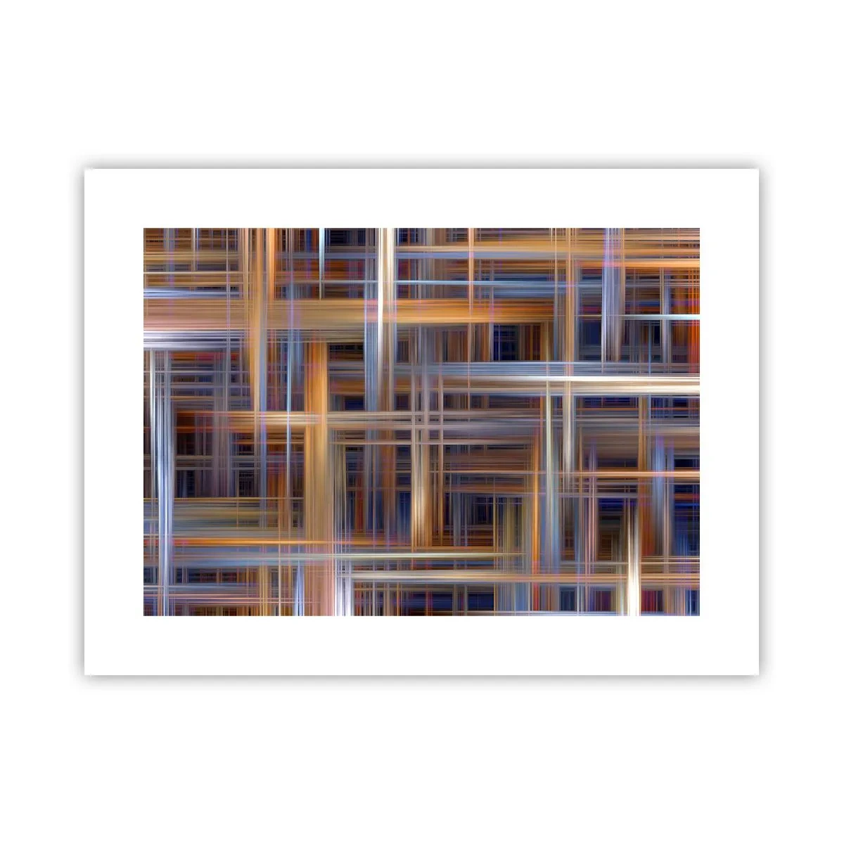 Plakat - Utkane ze światła - 40x30 cm