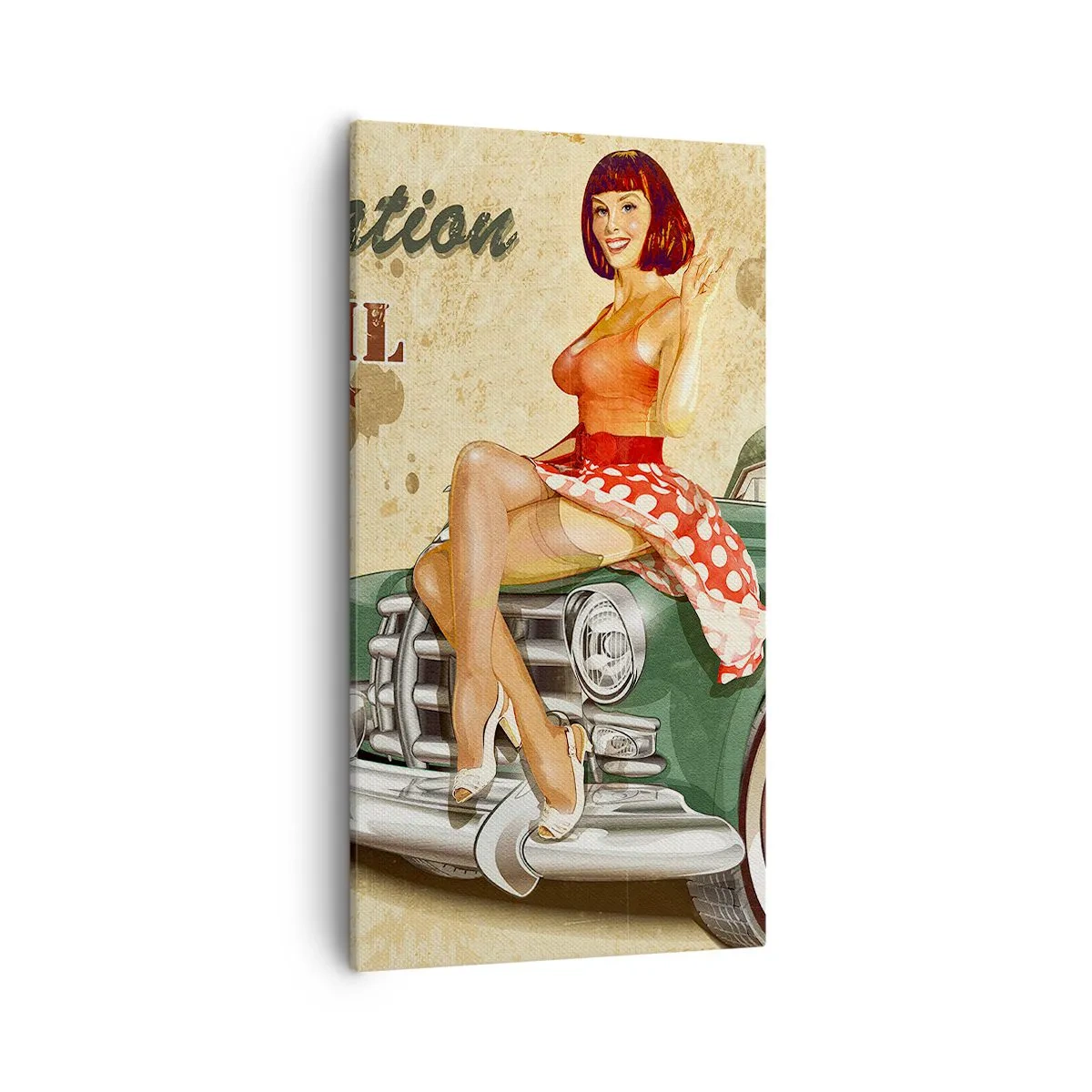 Obraz na płótnie - Wspaniałe lata 40. - 55x100 cm