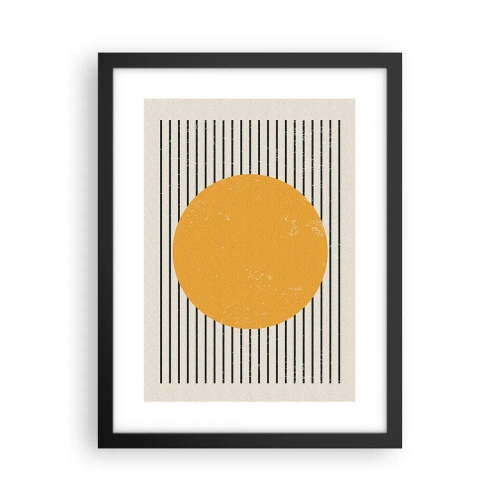 Plakat w czarnej ramie - Siła prostoty - 30x40 cm