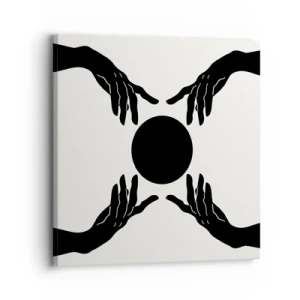 Obraz na płótnie - Tajemny znak - 30x30 cm