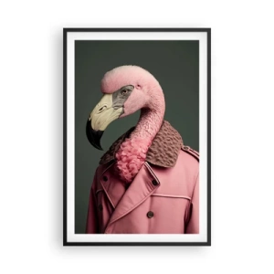 Plakat w czarnej ramie - Prawdziwy elegant - 61x91 cm