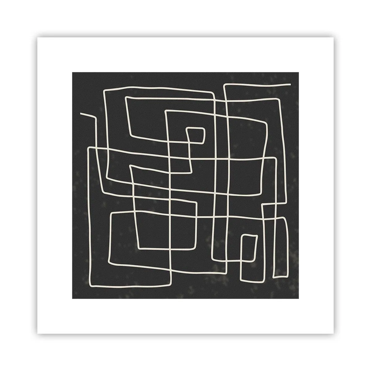 Plakat - Nie taki prosty - 30x30 cm