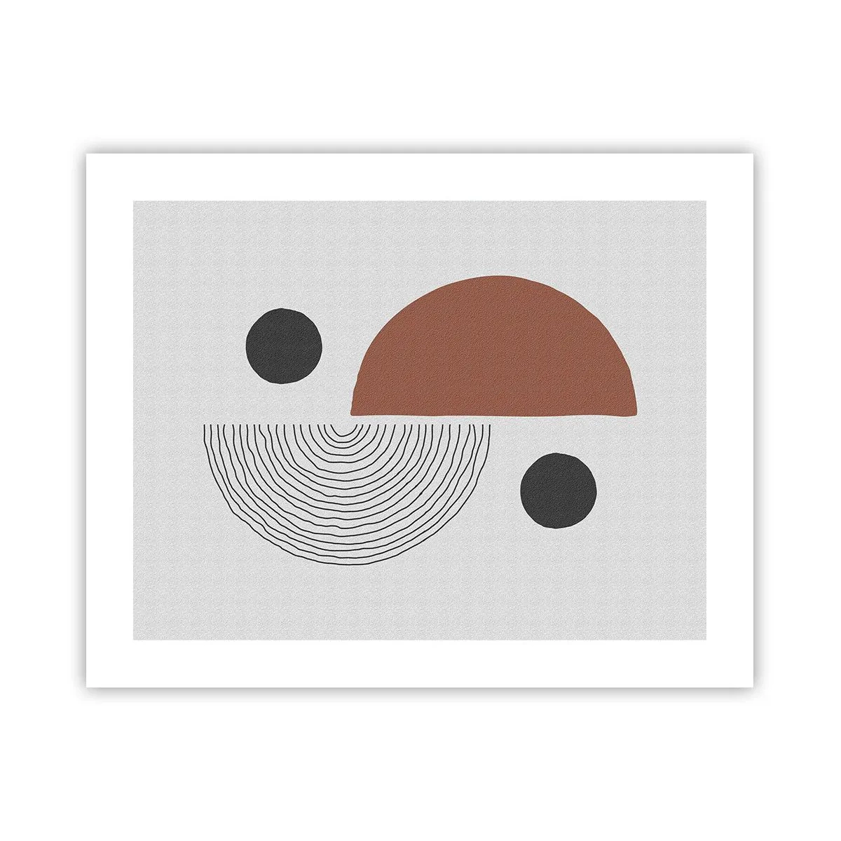 Plakat - Doskonałość koła - 50x40 cm