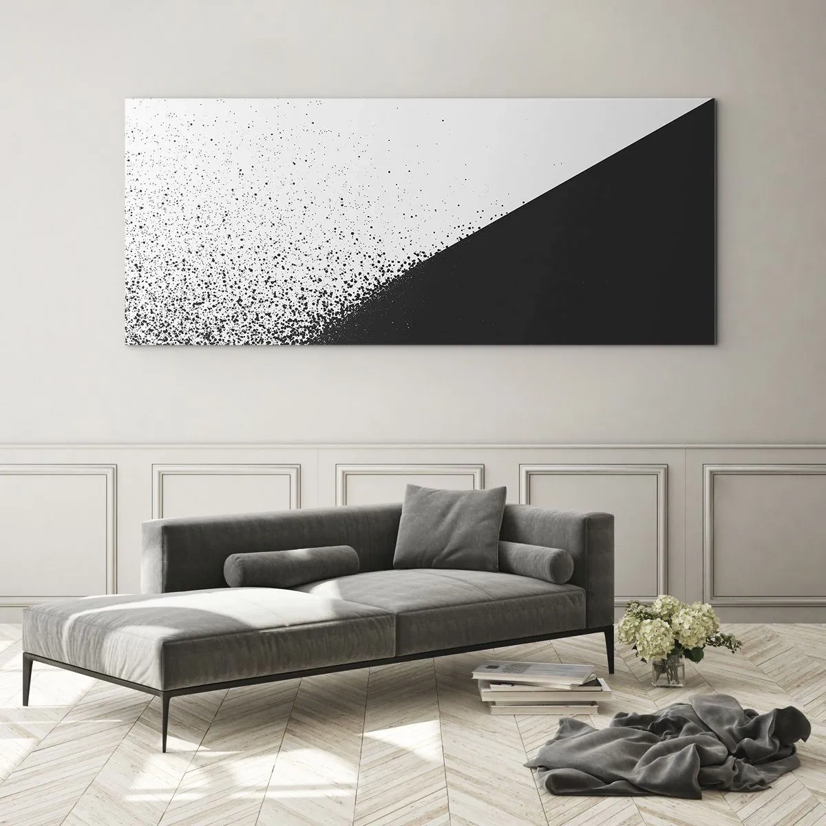 Obraz na szkle - Coraz szybciej, coraz więcej - 100x40 cm