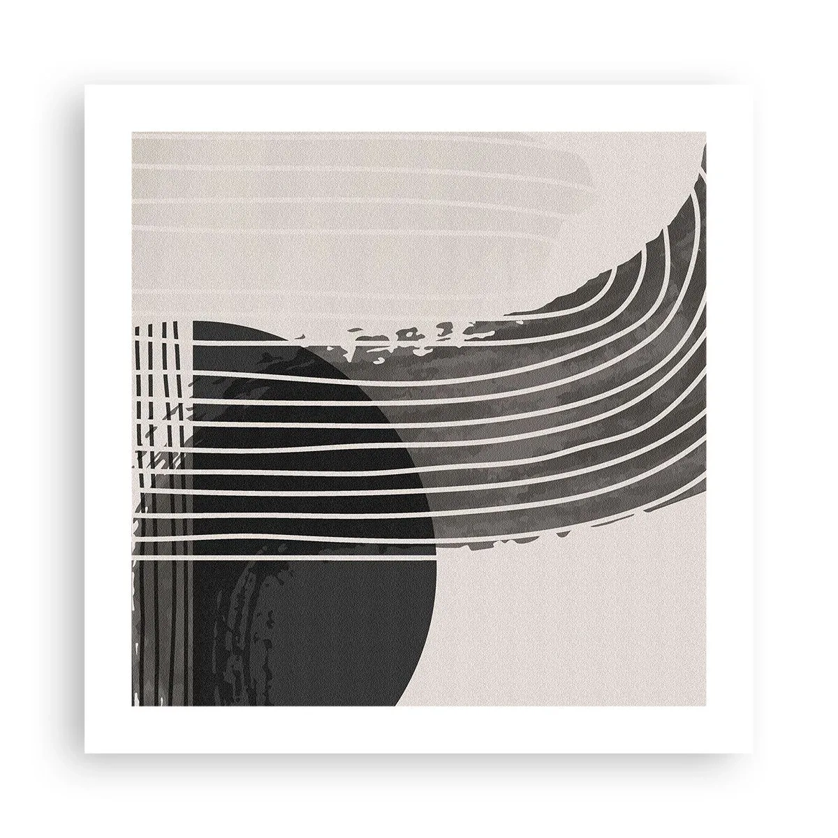 Plakat - Tam i z powrotem - 50x50 cm