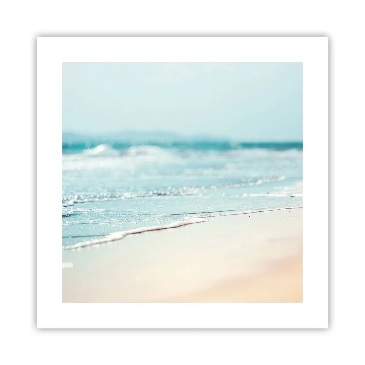 Plakat - Ciepło i szum - 40x40 cm