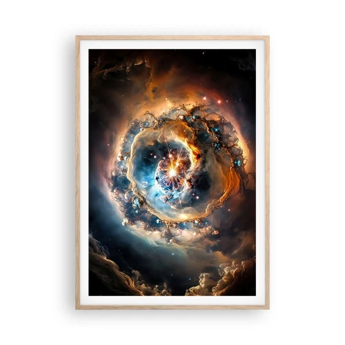 Plakat w ramie jasny dąb - Początek - 70x100 cm