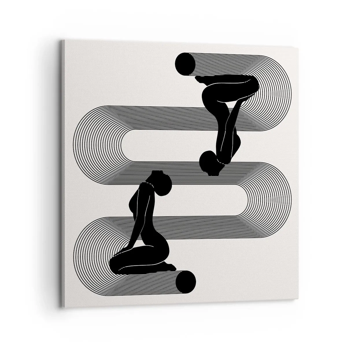 Obraz na płótnie - Zmysłowa symetria - 60x60 cm