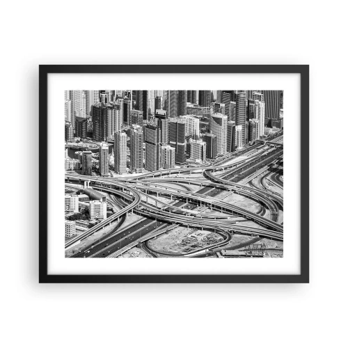 Plakat w czarnej ramie - Dubaj – miasto niemożliwe - 50x40 cm