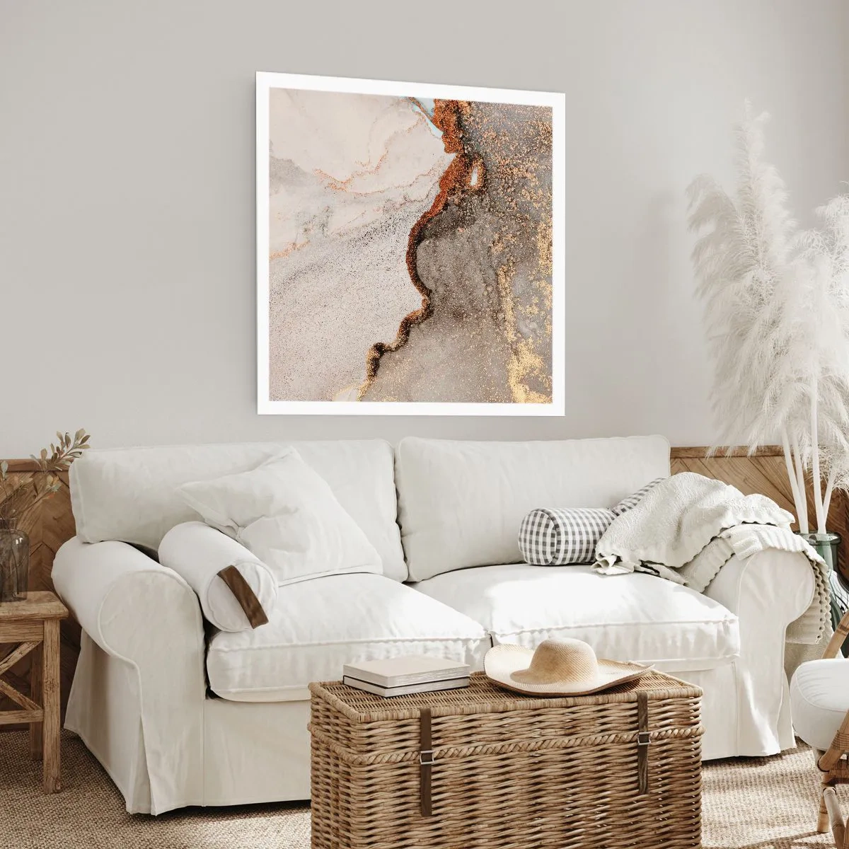 Plakat - Na granicy barw - 50x50 cm