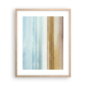 Plakat w ramie jasny dąb - Ukojenie - 40x50 cm