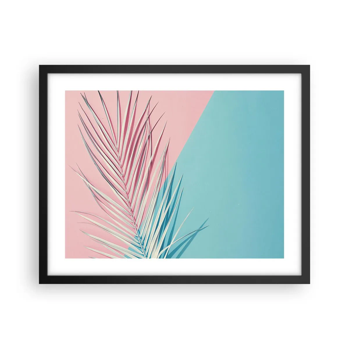 Plakat w czarnej ramie - Tropikalna impresja - 50x40 cm