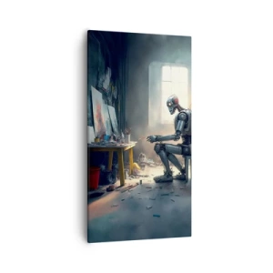 Obraz na płótnie - Akt kreacji - 55x100 cm