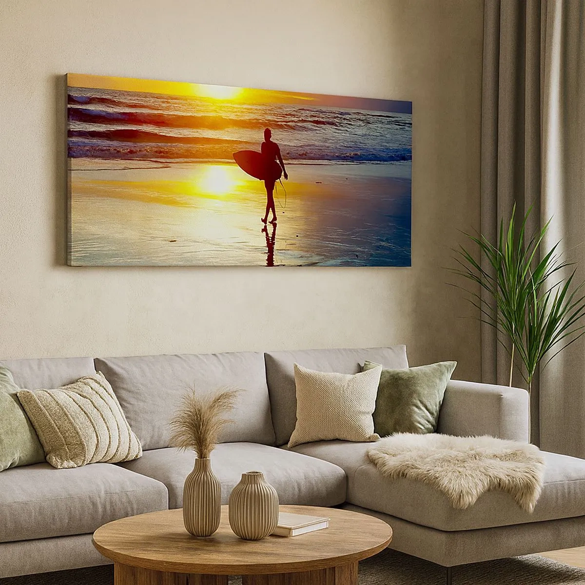 Obraz na płótnie - Powrót wojownika - 100x40 cm