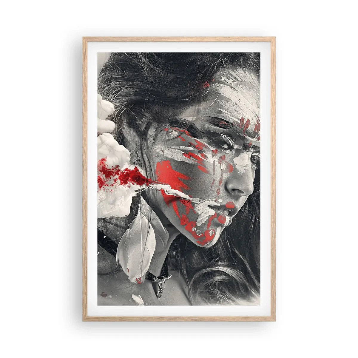 Plakat w ramie jasny dąb - W oparach absurdu - 61x91 cm