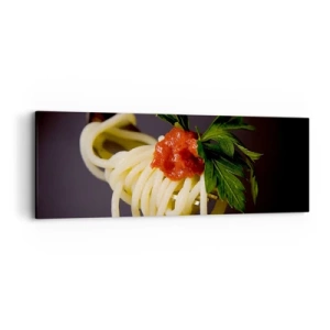 Obraz na płótnie - Smakowity kęs - 90x30 cm