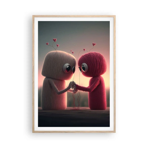 Plakat w ramie jasny dąb - Każdemu wolno kochać - 70x100 cm