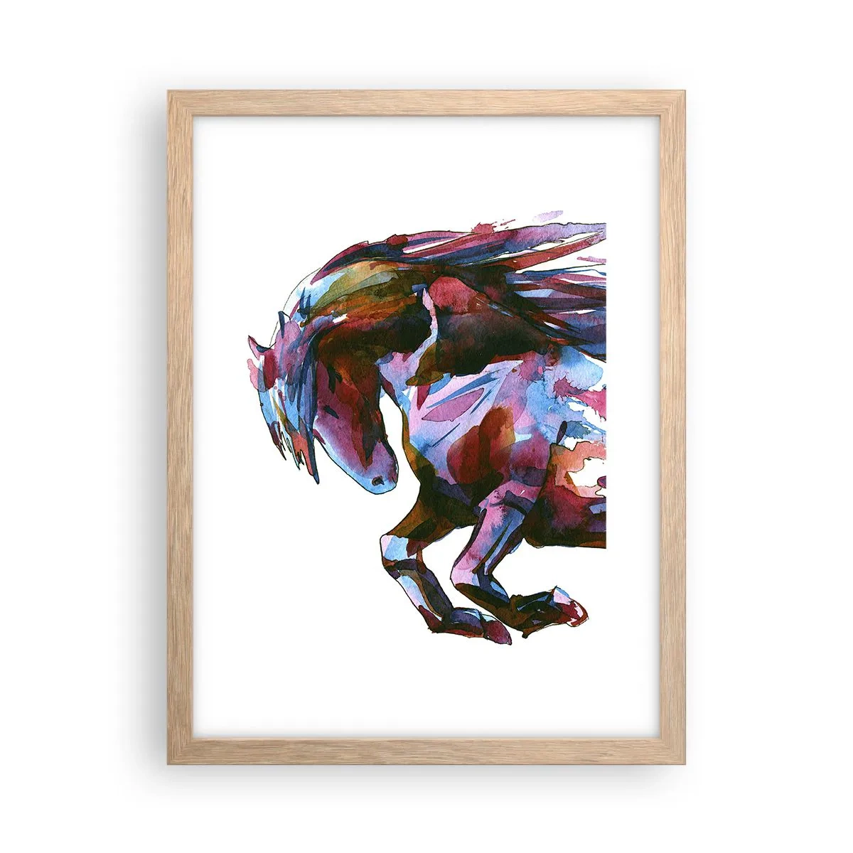 Plakat w ramie jasny dąb - W uniesieniu - 30x40 cm