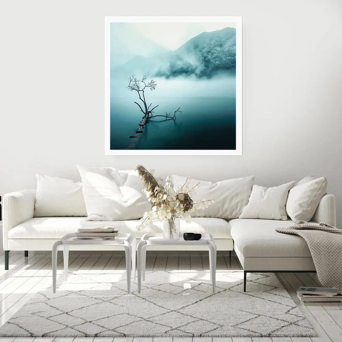 Plakat - Z wody i mgły - 30x30 cm