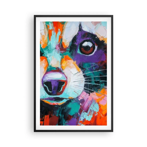 Plakat w czarnej ramie - Tylko dobre emocje - 61x91 cm