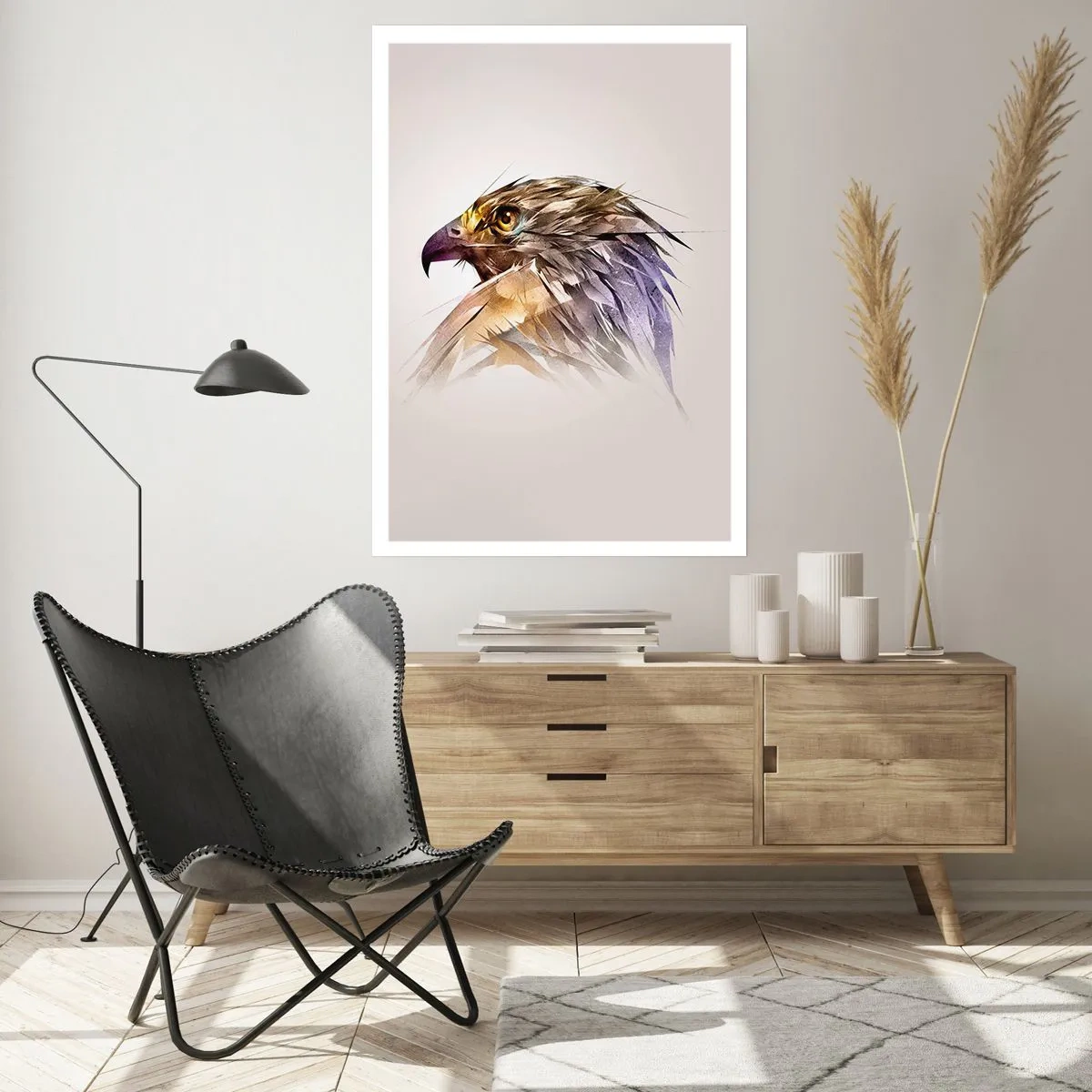 Plakat - Portret wojownika - 30x40 cm