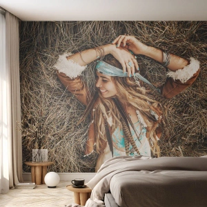 Fototapeta na wymiar Standard Eco - W drodze do lata miłości - Boho, Kobieta, Biżuteria