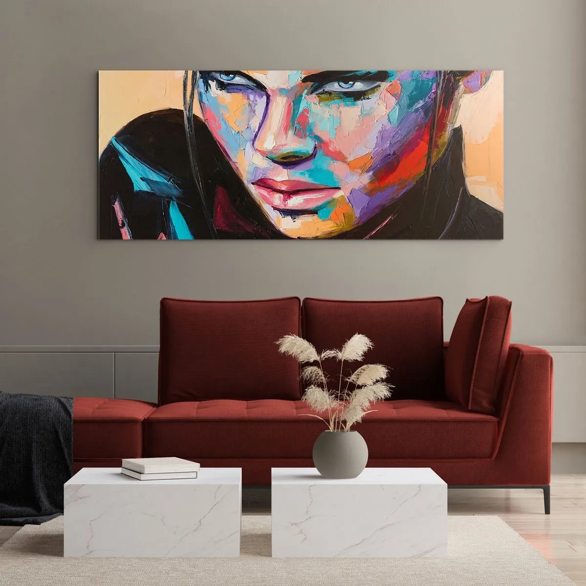 Obraz na szkle - Dzikość serca - 90x30 cm