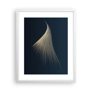Plakat w białej ramie - Jak anioła włos - 40x50 cm