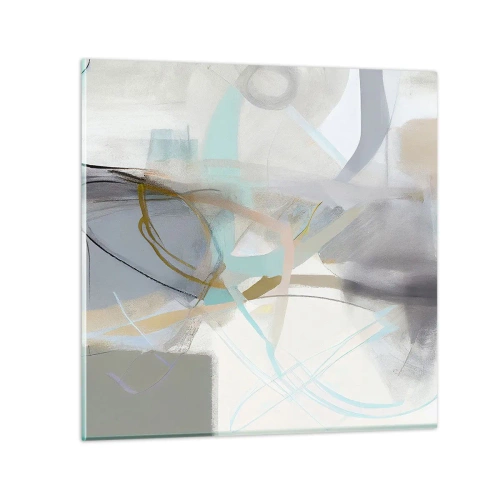 Obraz na szkle - Abstrakcja zamglona - 70x70 cm