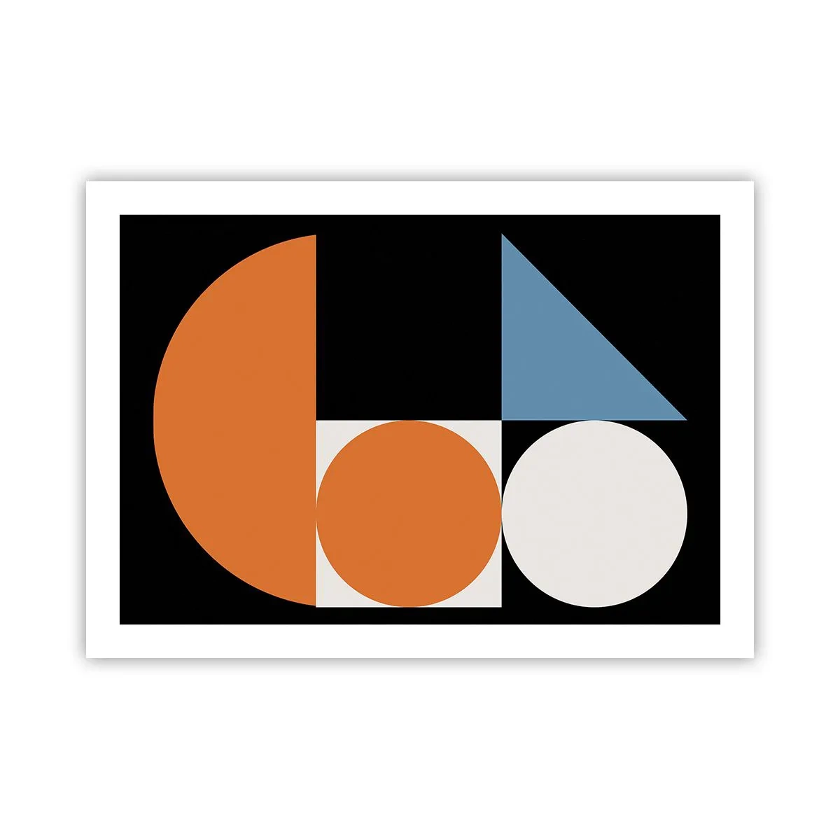 Plakat - Układ figurowy - 70x50 cm