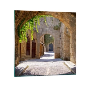 Obraz na szkle - Zaraz pojawi się orszak - 70x70 cm