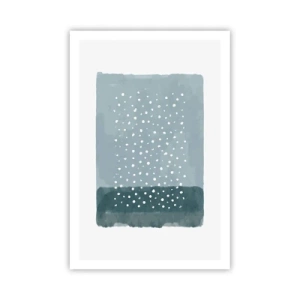 Plakat - Wyrosłe na błękicie - 61x91 cm