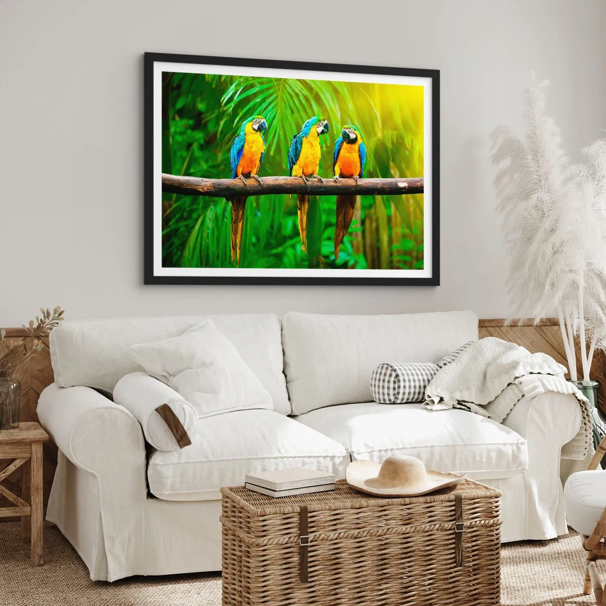 Plakat w czarnej ramie - A słyszałaś, że ona…? - 50x40 cm