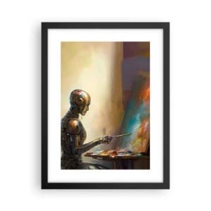 Plakat w czarnej ramie - Sztuka przyszłości - 30x40 cm